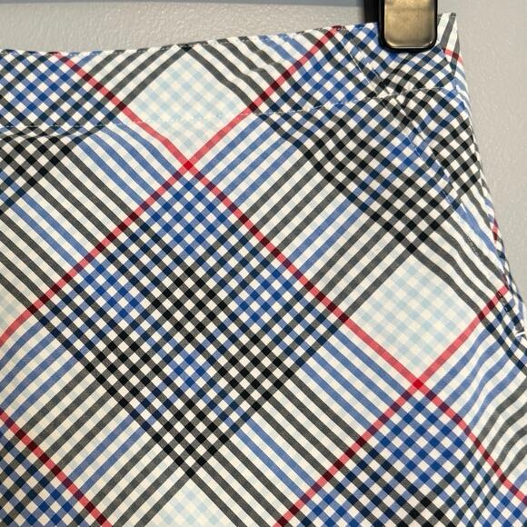 Lady Hagen Blue Plaid Athletic Skort 8 Golf Tennis - Picture 2 of 5